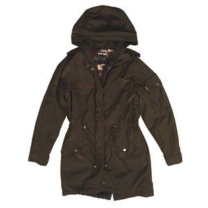 Steve Madden Brown Hooded Utility Jacket